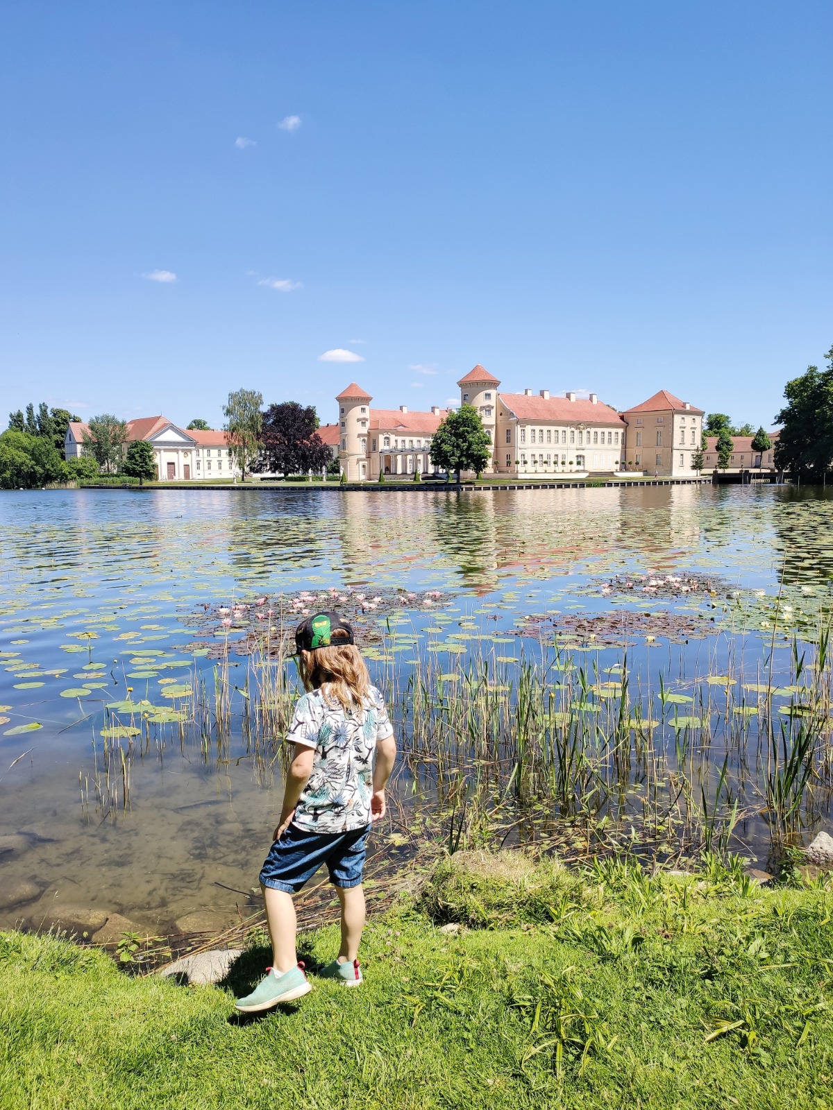 Der Schlosspark Rheinsberg ist toll für Kinder